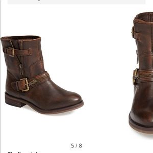 Hinge “Compadre” Leather Moto Bootie